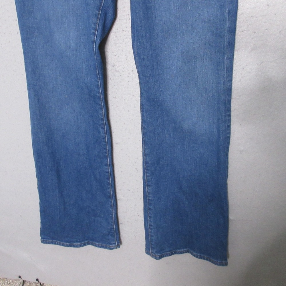 Loft The Slim Flare Jeans 29 8 Button Fly Patch Pockets Capsule Wardrobe 2024‎ - Picture 3 of 14